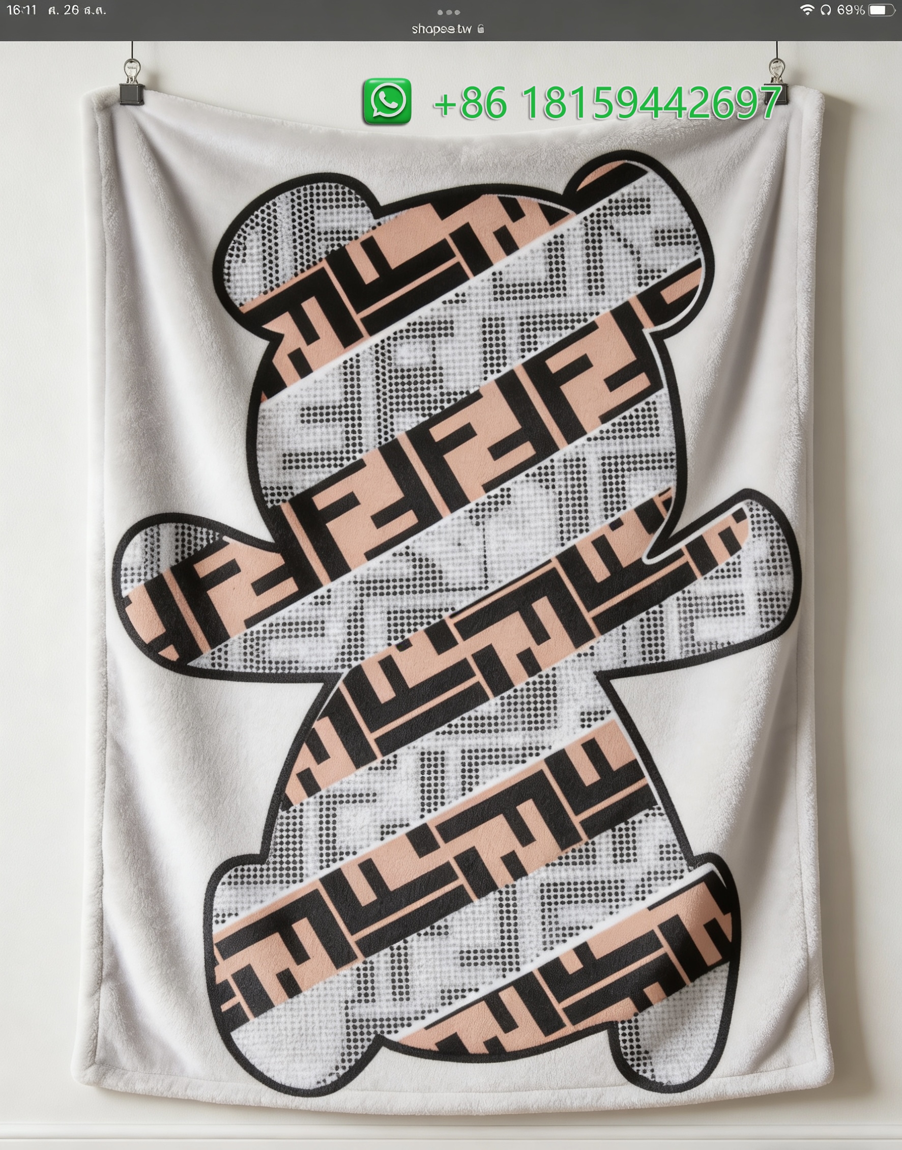 Fendi Throw Blankets